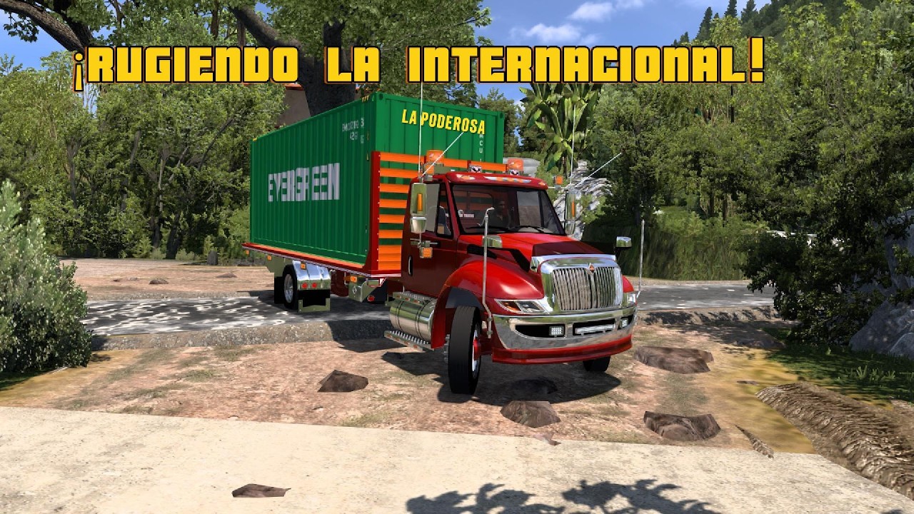 ¡RUGIENDO LA INTERNACIONAL DURASTAR EN TROCHAS! American Truck Simulator