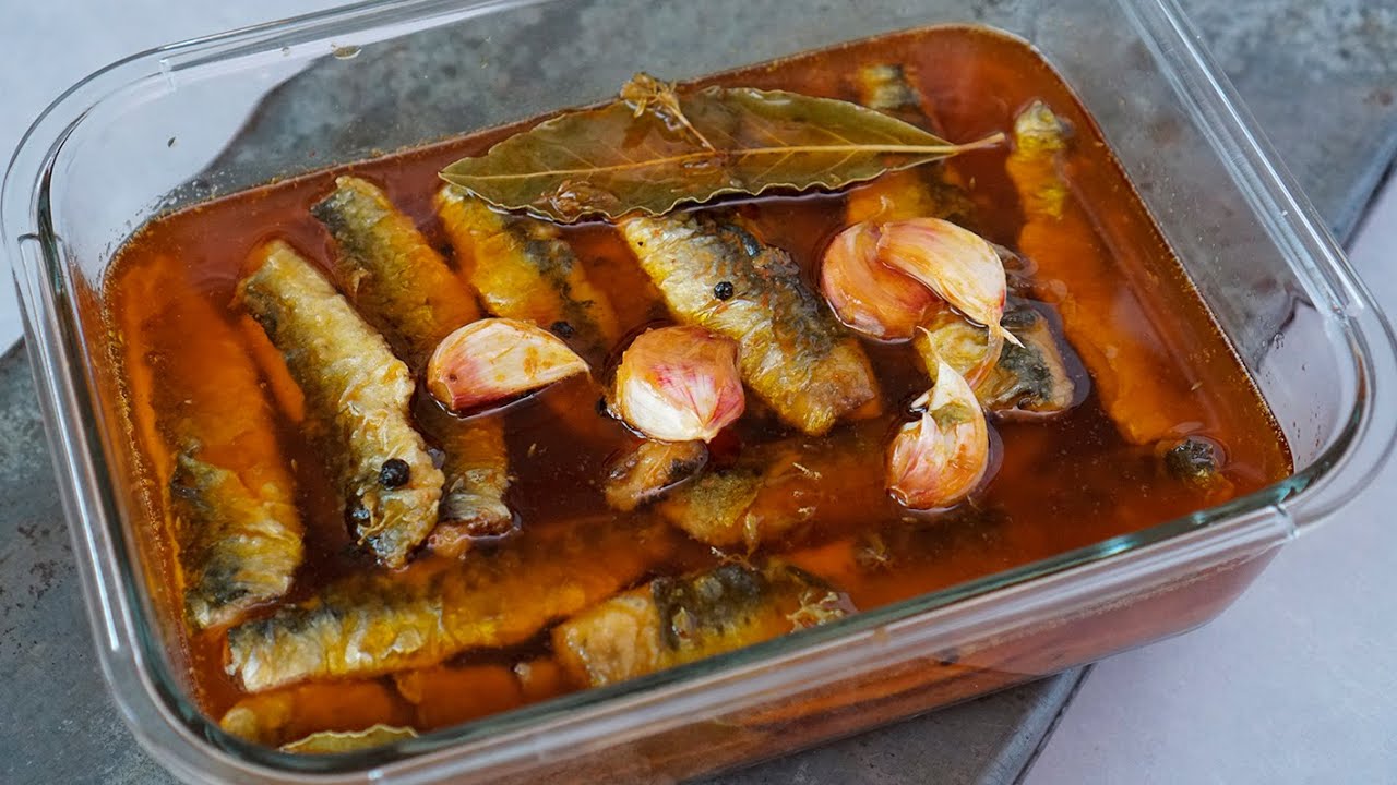 Sardinas en escabeche: la receta de mi madre