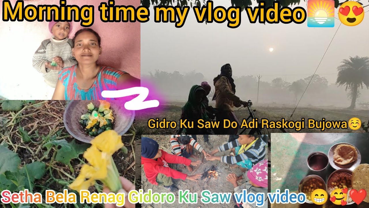 Setha Setha Gidoro Ku Sawte Video Bena Huyna Adi Raskogi 🌅☺🥰💫 || Sarigi Gidro Hopon Adi Moj Giyaku 💝