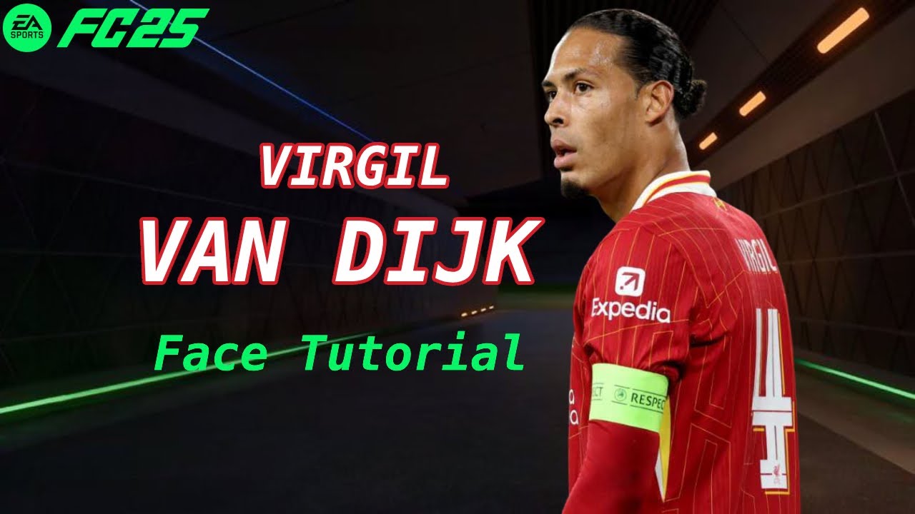 EA FC25 - VIRGIL VAN DIJK [PROCLUBS FACE LOOKALIKE]
