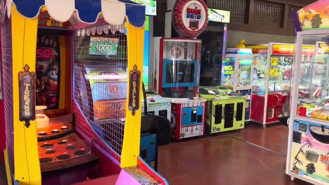 Парк развлечений Six Flags Fiesta Texas с полным набором игровых автоматов! (Сан-Антонио, Техас)