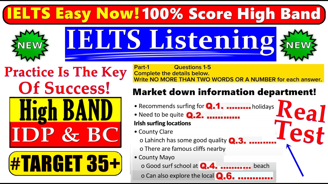 IELTS LISTENING PRACTICE TEST 2024 WITH ANSWERS | 06.10.2024