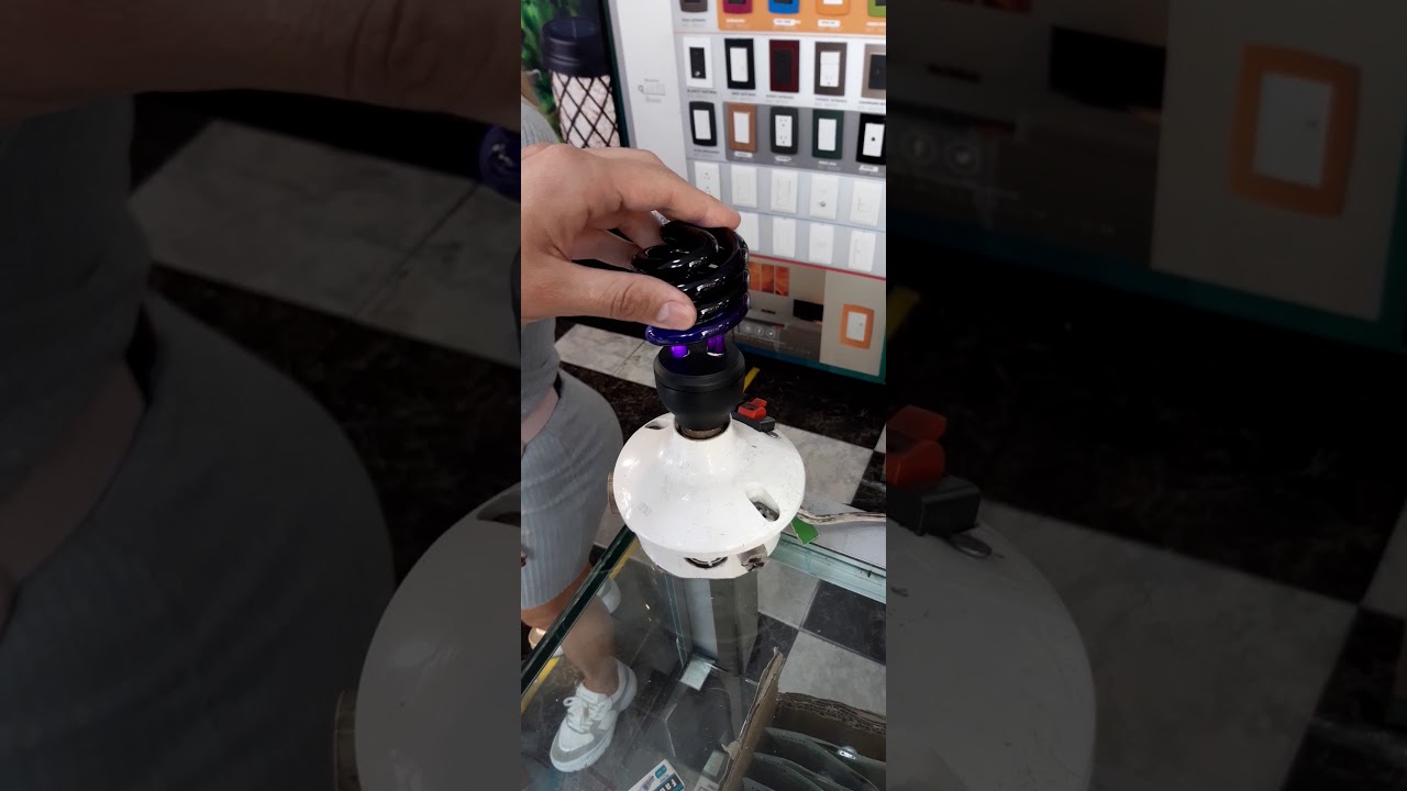 Bombilo de luz UV espiral