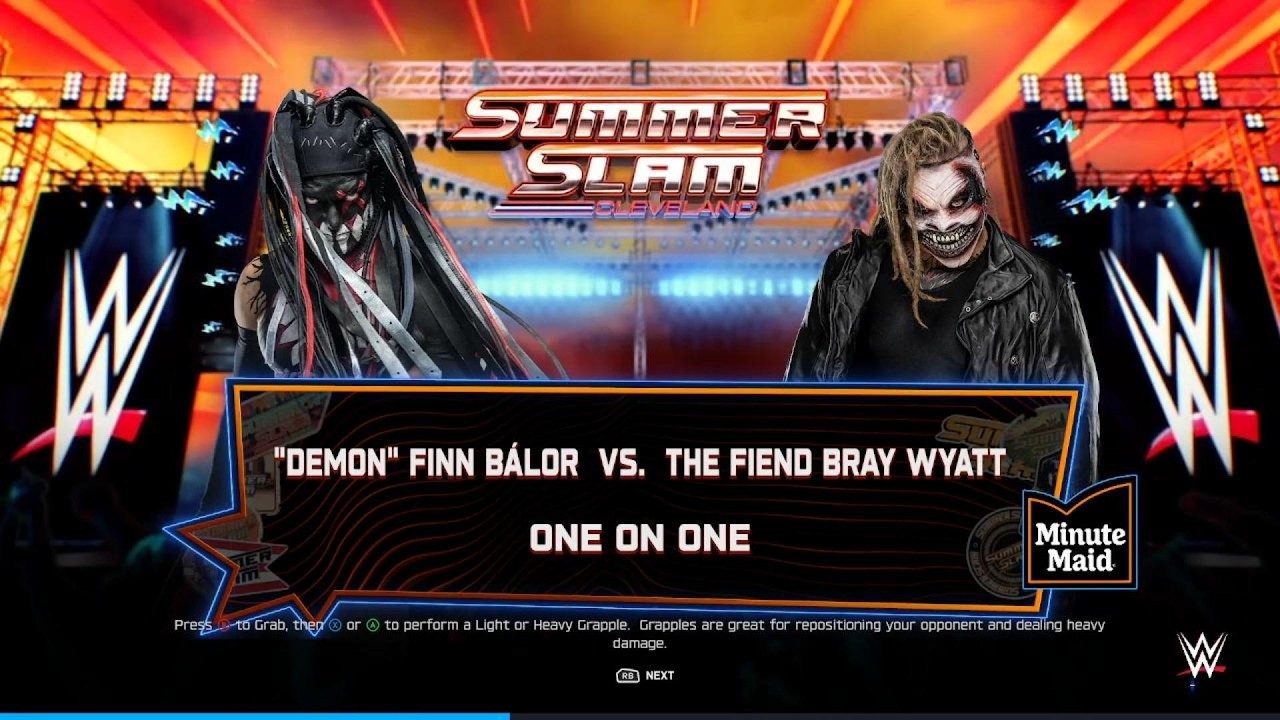 WWE 2K25 ''Demon'' Finn Balor vs The Fiend Bray Wyatt | Summerslam 2024