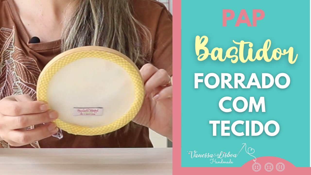 Como Forrar Bastidor com Tecido