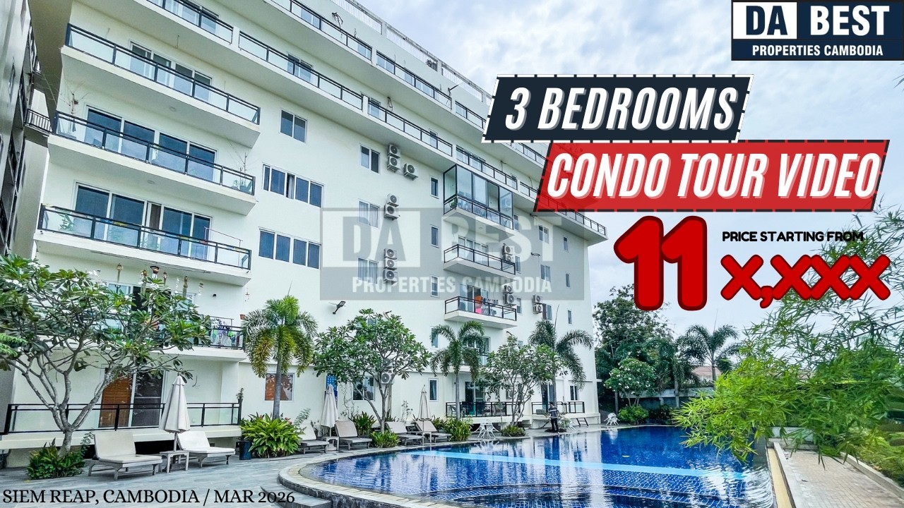 ST Premier Residence: 3 Bedrooms Condo For Sale In Cambodia #condoliving #siemreap #realestate