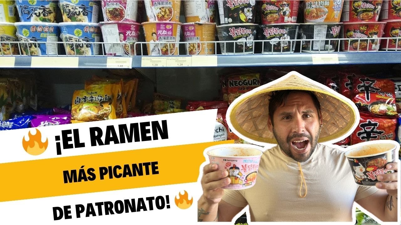 ¿SOBREVIVÍ al RAMEN MÁS PICANTE de Patronato? 🌶🔥 | Reto Extremo