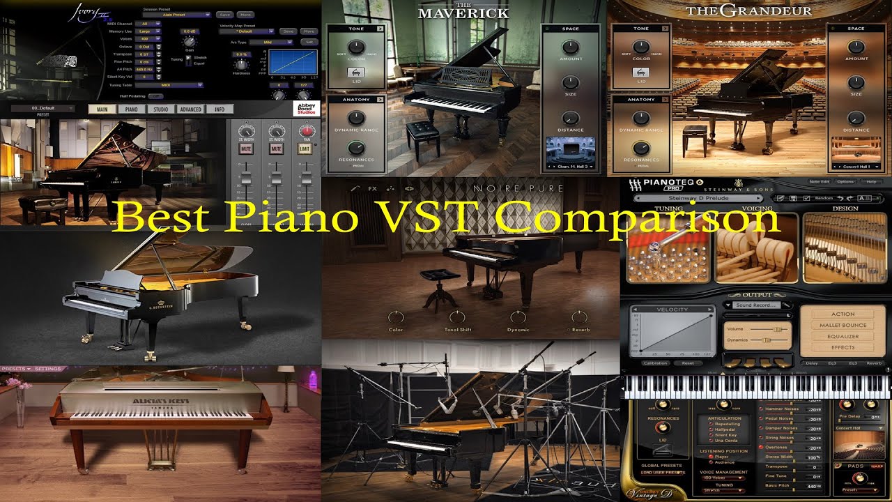 Best Piano VST Comparison - Part 1 | Synthogy Ivory | Native Instruments | Bechstein | Best Service