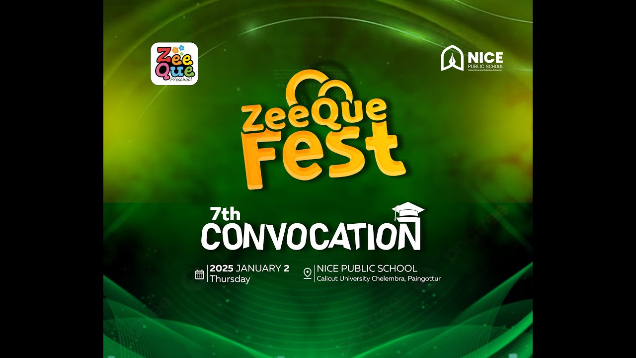 Zee Que Fest || 7th CONVOCATION || NICE Public School