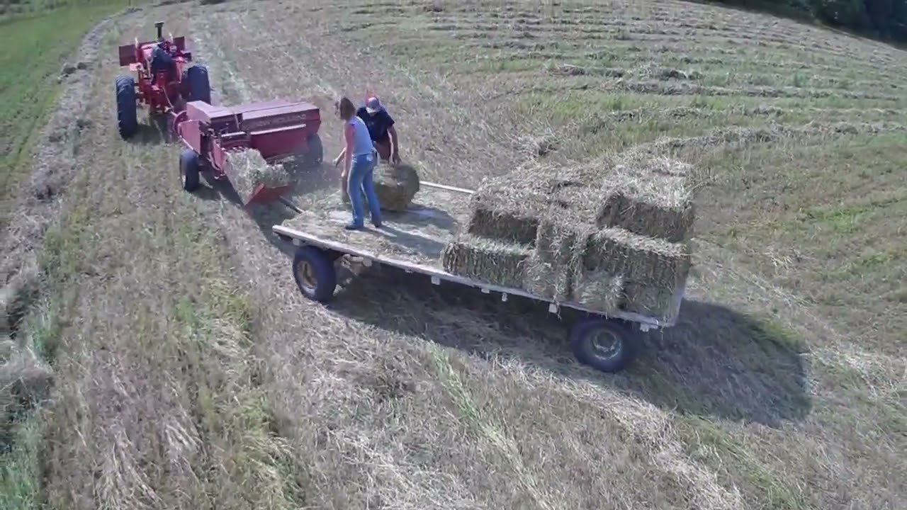 Baling Hay