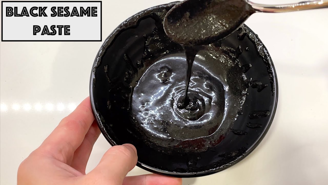 Как приготовить пасту из черного кунжута