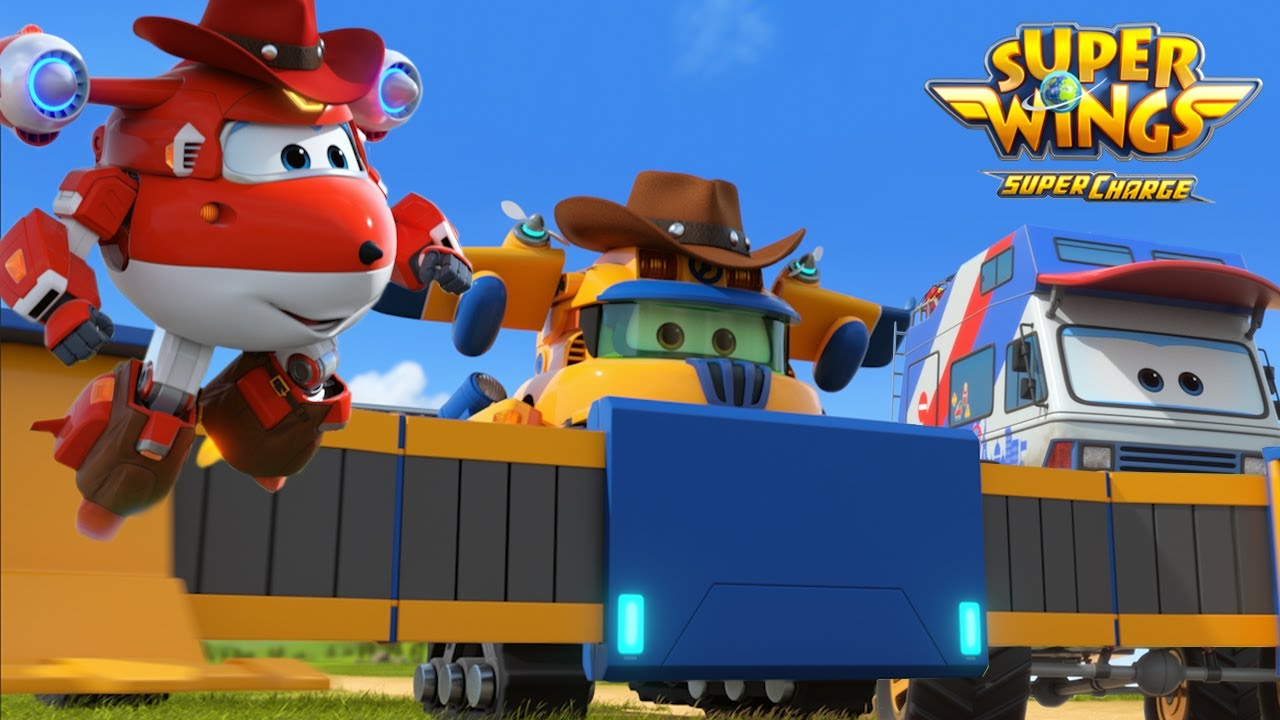 [Superwings capítulo4] Llantas en Mongolia | Superwings Supercarga Superwings en Español Latino