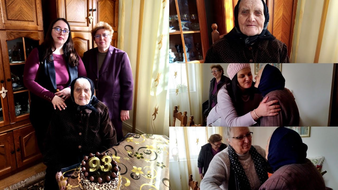 Cu noi la cumpărături și în vizită la doamna Angela și mama ei care a împlinit recent 93 de ani 😘❤️