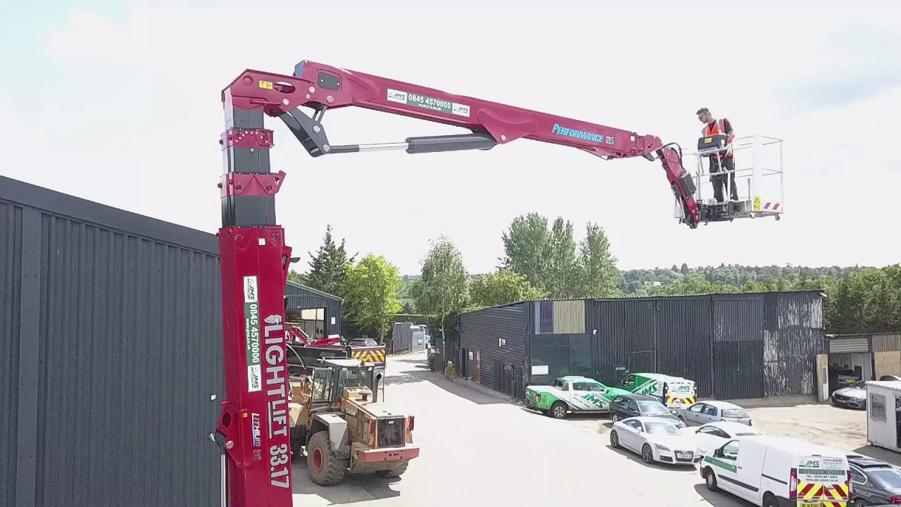 JMS Roof inspection with Hinowa 33.17 Tracked Aerial Boom