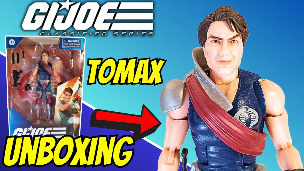 Распаковка фигурки G.I. Joe Classified Tomax!