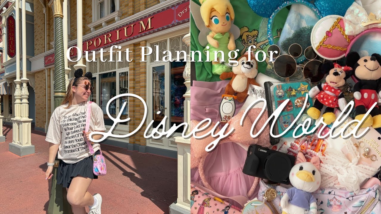 Outfit Planning for DISNEY WORLD: vintage, girly Disney outfit inspo | Spring 2025