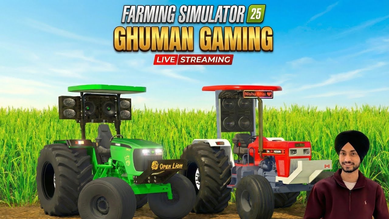 FARMING SIMULATOR 25 🚜❤️KANK VADHNI AJJ AJOOO #fs25  #live  #punjabigamer #stream