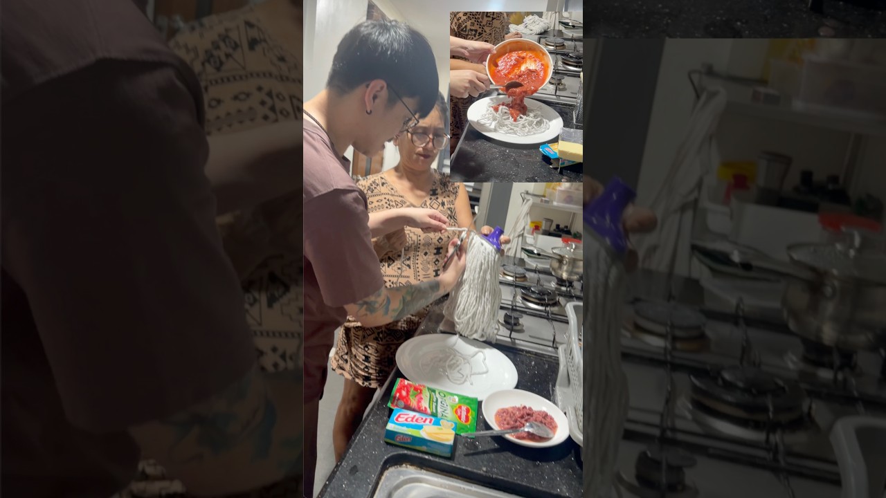 Spaghetti Mop Prank