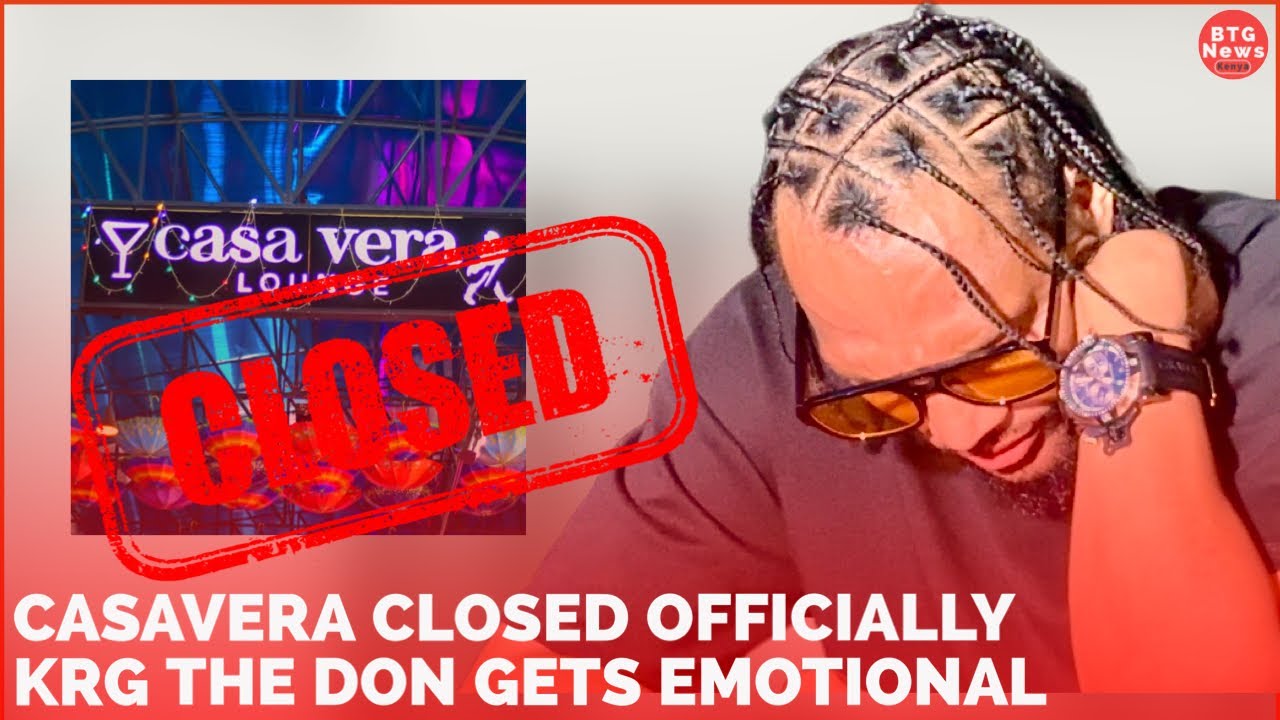 KRG THE DON GETS EMOTIONAL AS HE CLOSES HIS FAMOUS CASAVERA LOUNGE OFFICIALLY