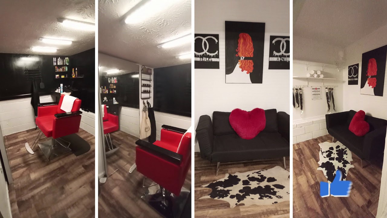 DIY CREATING A SALON INSIDE A GARAGE