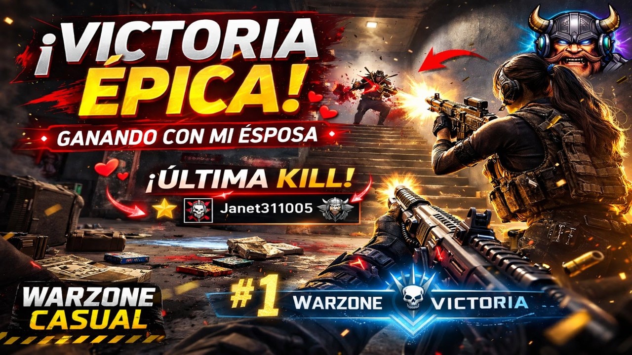 Victoria en pareja 💕 | Mi esposa hizo la última baja | WARZONE