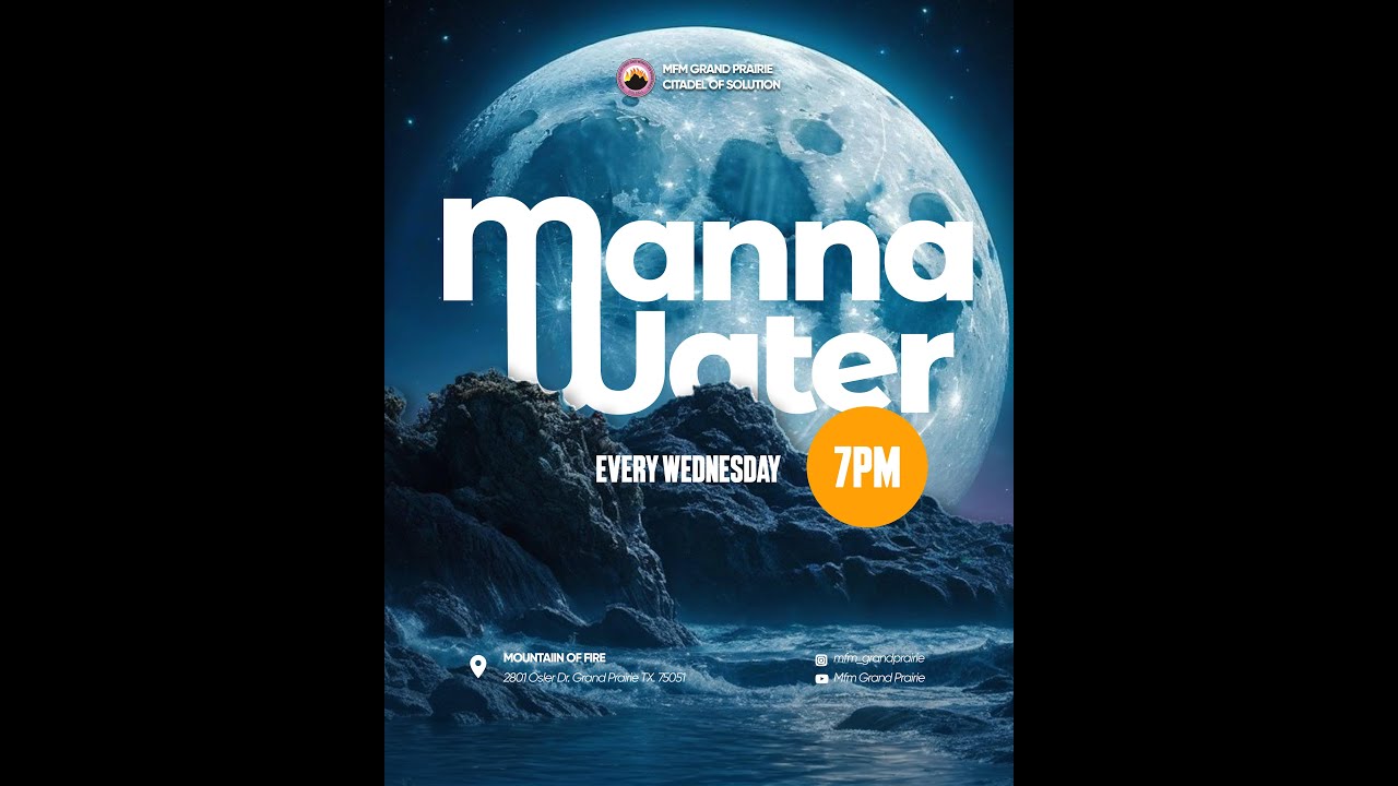 | MFM GRAND PRAIRIE MANNA WATER SERVICE | WED 02/18/26 | PST. D.K. OLUKOYA
