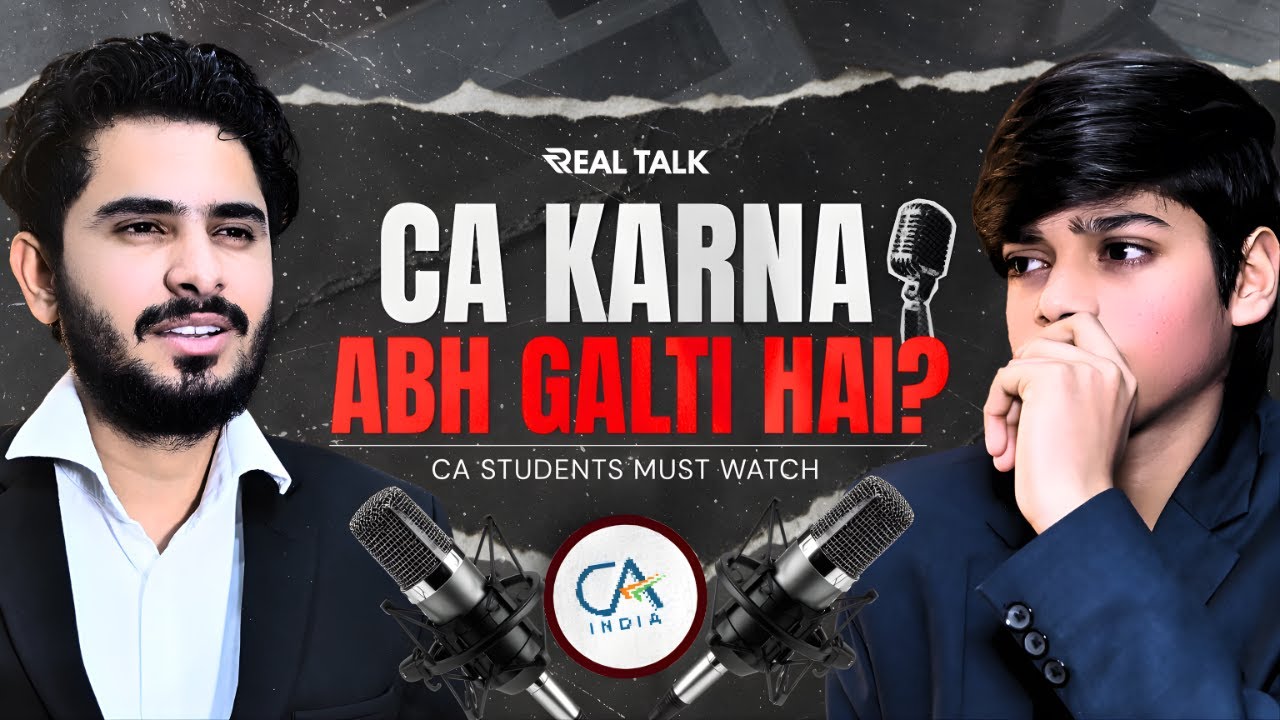 CA Karna Ab Galti Hai? | Honest Talk with CA Utkarsh Singh | RT02