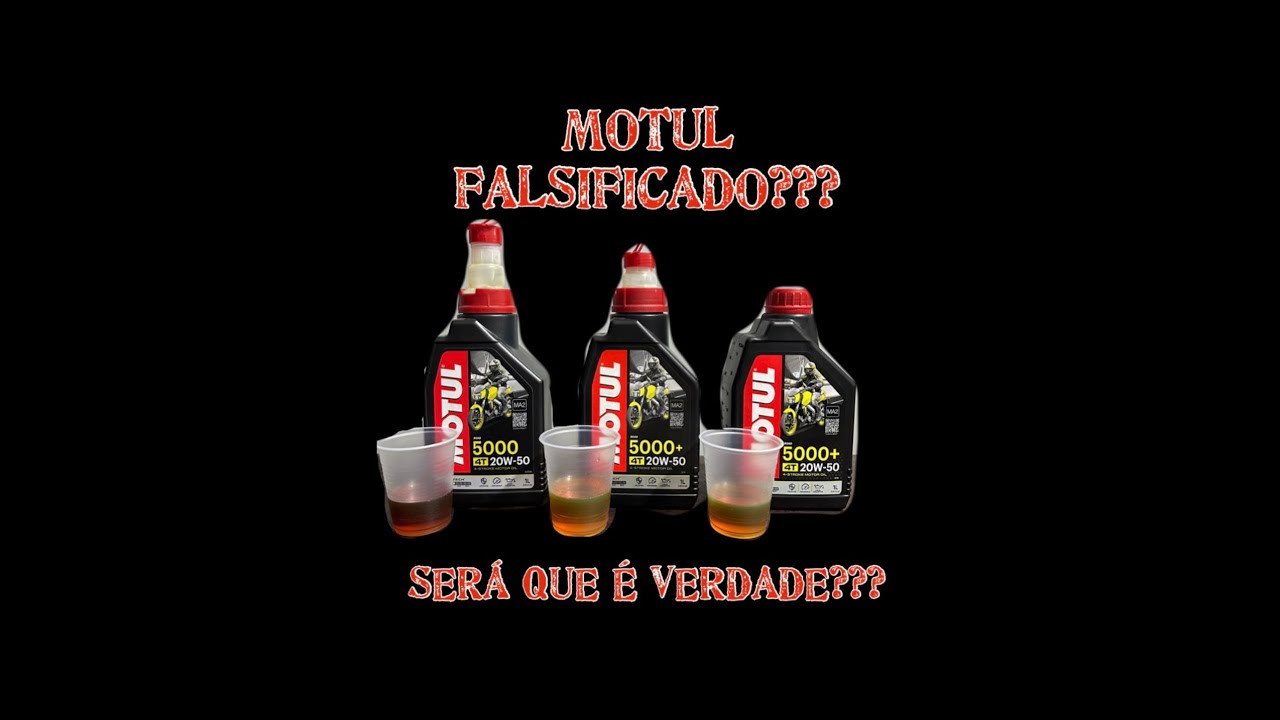 Óleo Motul Falsificado?