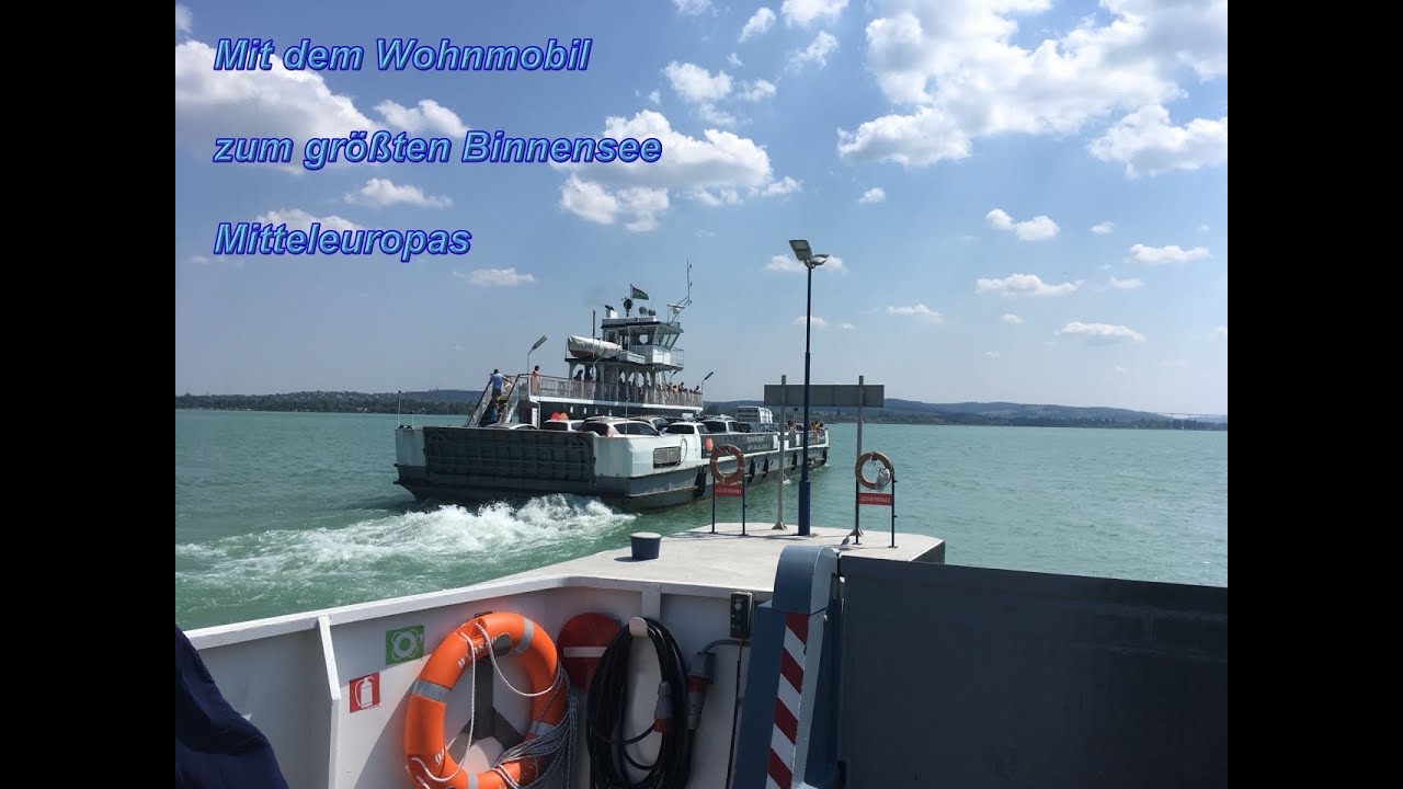 Steppensee Tour 2 Vorstellung Campingplatz BalatonTourist Füred am größten See Mitteleuropas