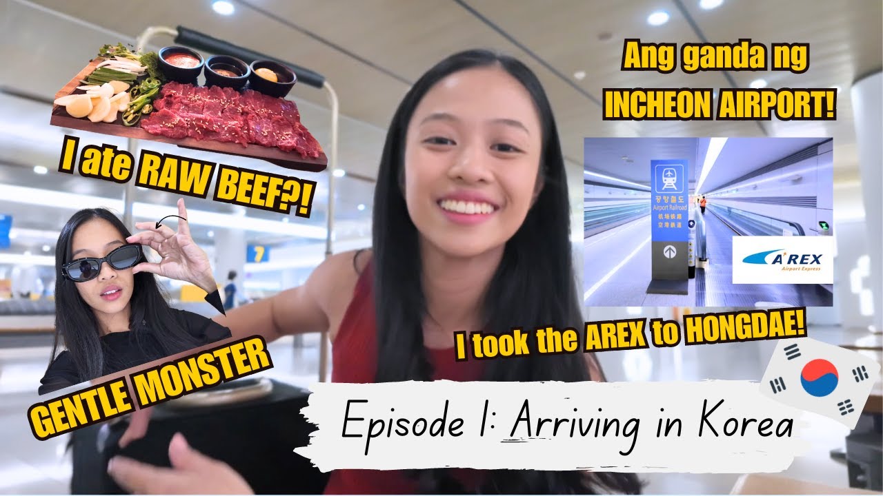 Solo Travel Korea Day 1: Arriving in Incheon Airport  + AREX to Hongdae