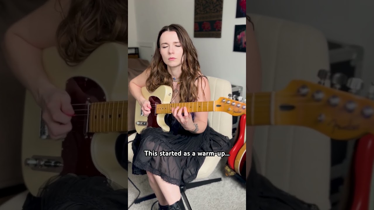 Guitar Warm-Up #guitar #guitarist #femaleguitarist #girlguitarist #guitarshred #nashvilleguitarist