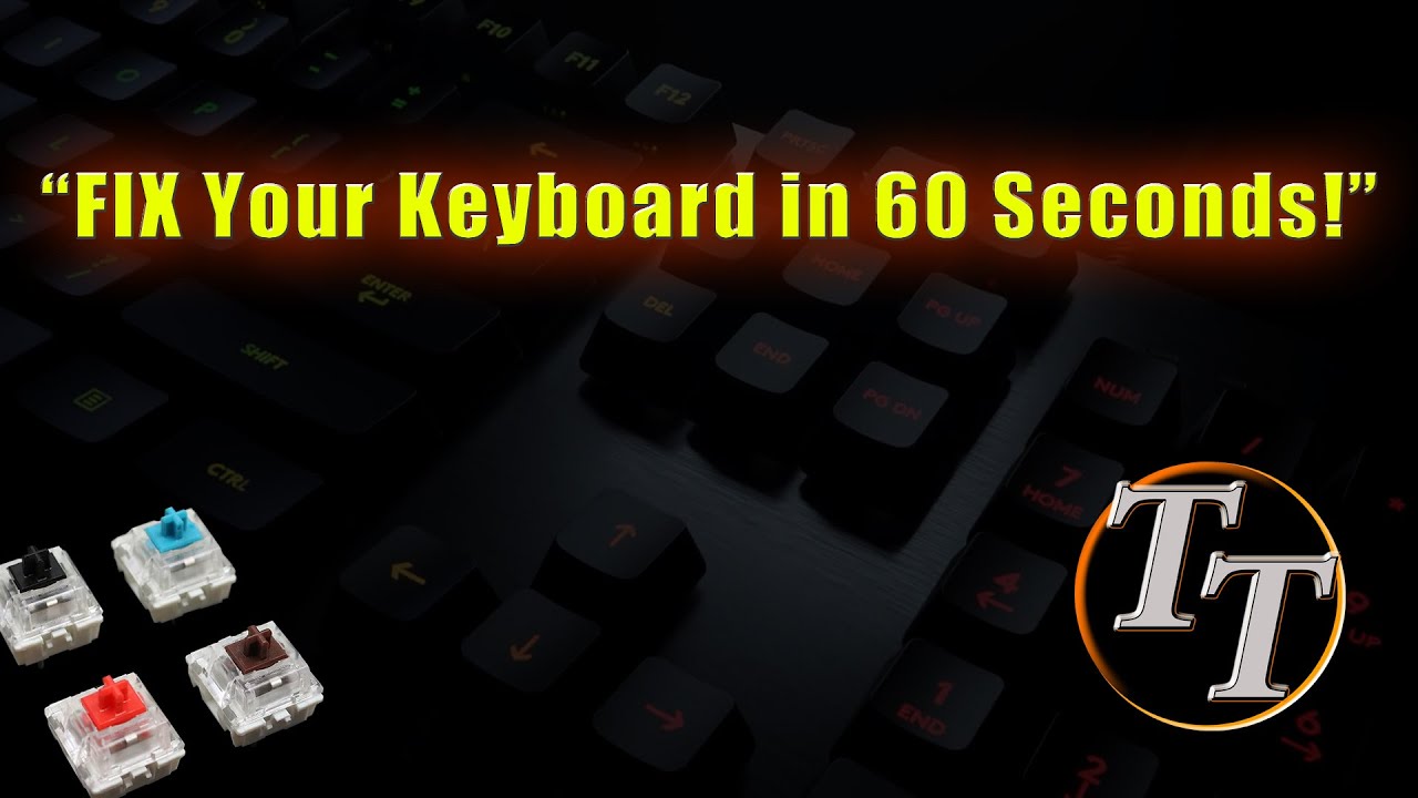 How to Clean a Mechanical Keyboard | Fix Double Press or No Press Keys Fast!