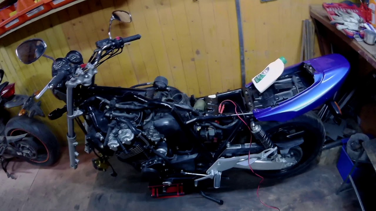 Honda CB 400/Переборка вилки и рулевой/Замена термостата и много чего еще и даже больше