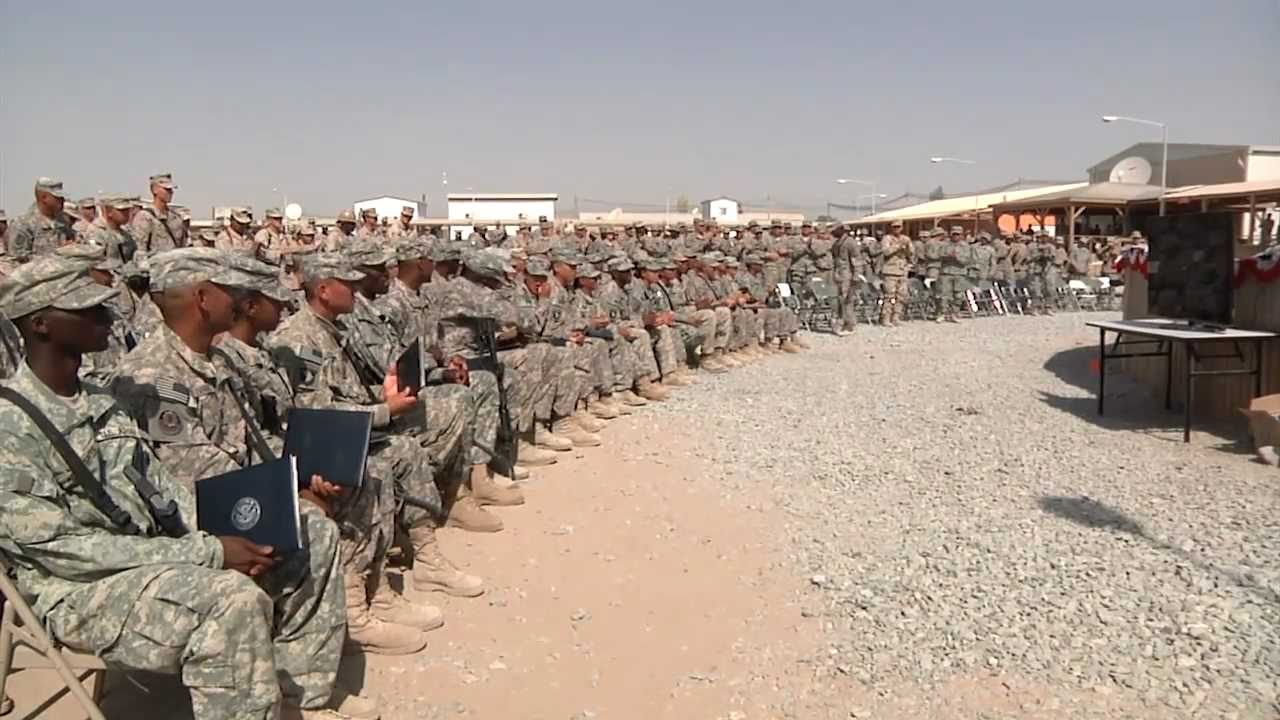 Naturalization Ceremony at Kandahar Airfield - SSG Bernardo Fuller  - 16th MPAD