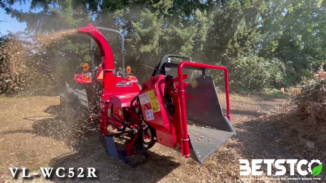 VL WC52R Wood Chipper Usage