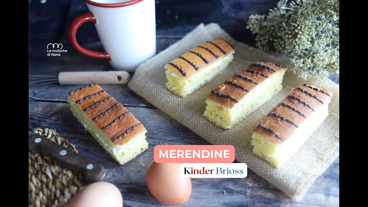 KINDER BRIOSS -  ricetta facile-ricetta veloce-dolce fatto in casa-merendine