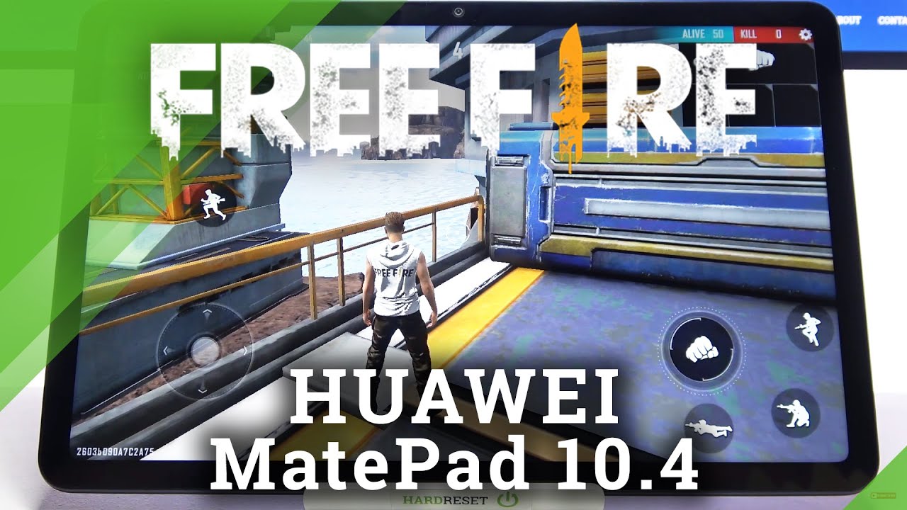 Huawei MatePad 10.4 - Game Test: Garema Free Fire
