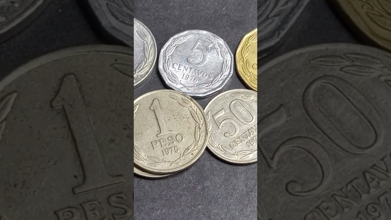 Chile 1970s coins