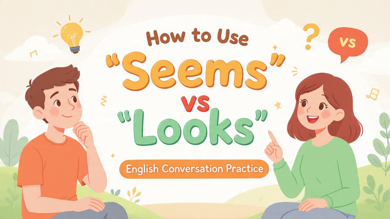 How to Use “Seems” vs “Looks” in English | Speak Naturally with Confidence | English Podcast