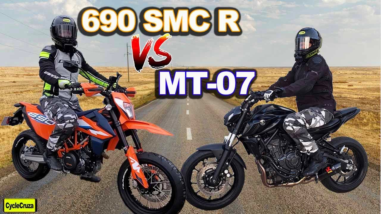 Yamaha MT-07 vs KTM 690 SMC R - Which is BETTER?