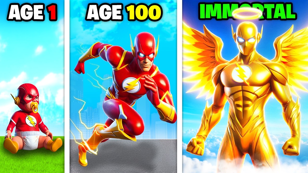 The Flash Birth to IMMORTAL in GTA!