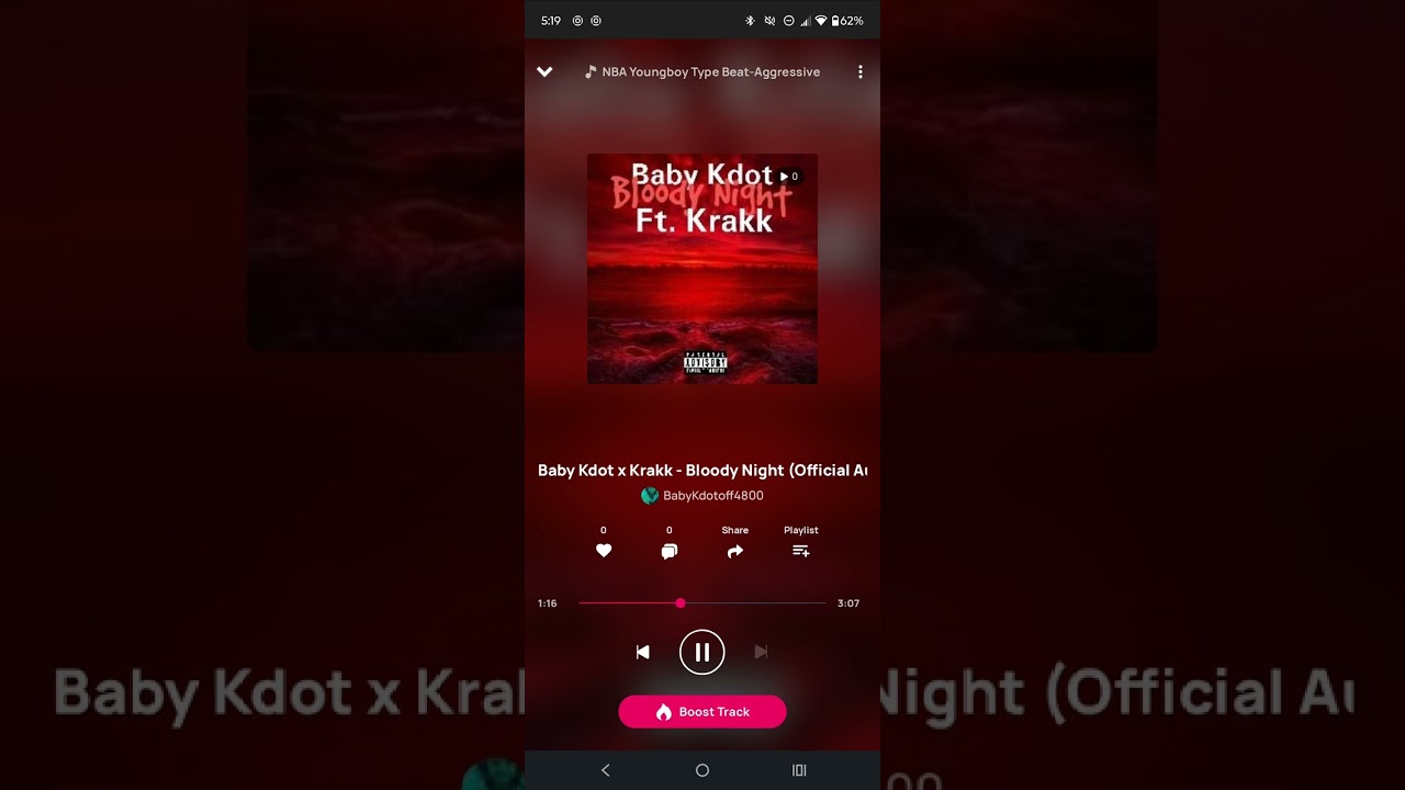 Baby Kdot x Krakk - Bloody Night (Official Audio)