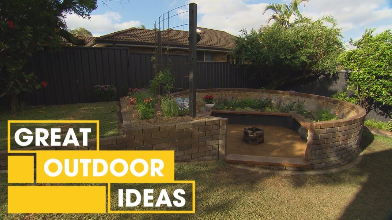 Transforming a Pool Into a Sunken Garden: Part 2 | Outdoor | Great Home Ideas