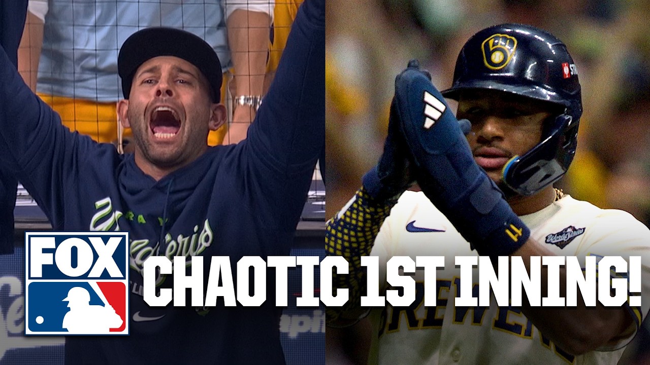 WORLD SERIES CHAOS! 6 RUNS Scored in WILD First Inning of Game 2!