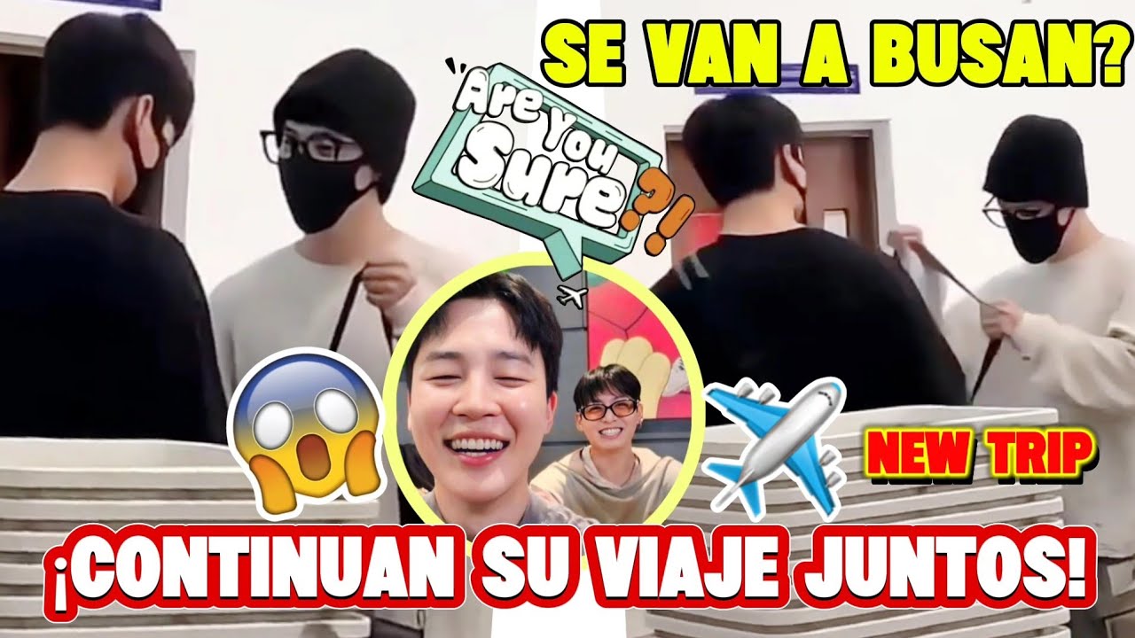 🚨Jikook снова в путешествии!✈️ Они будут снимать “Are You Sure 2” в Пусане 😱