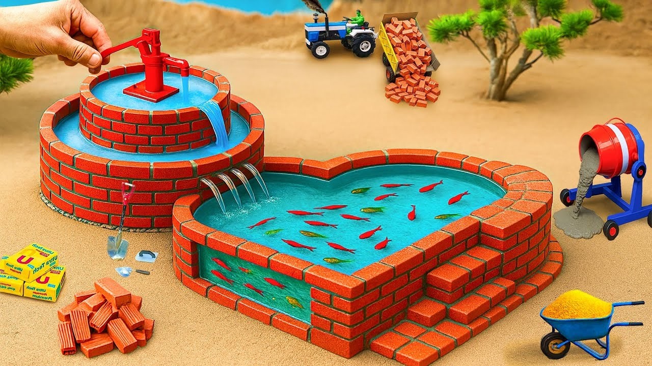 diy diorama making water pump using mini motorpump | how to make @SanCreator1