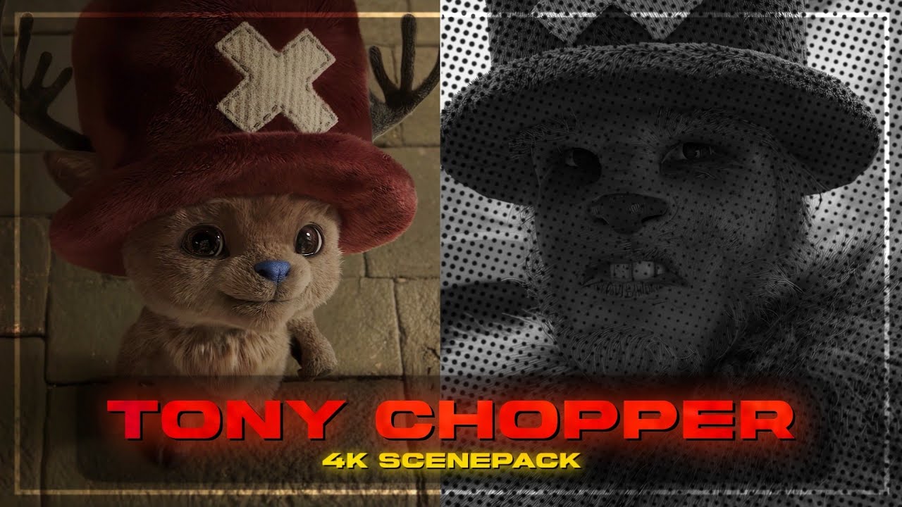 Chopper 4K Scene Pack || One Piece Season 2 || 4K NO CC || Tony Tony Chopper