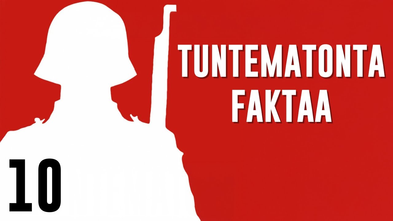 10 tuntematonta faktaa Tuntemattomasta sotilaasta