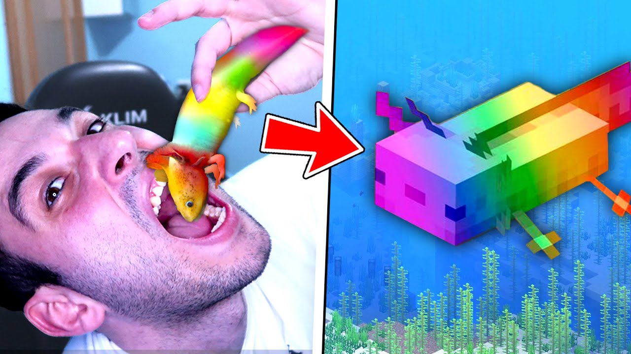 MINECRAFT pero TODO lo que COMO APARECE EN EL INVENTARIO 😱