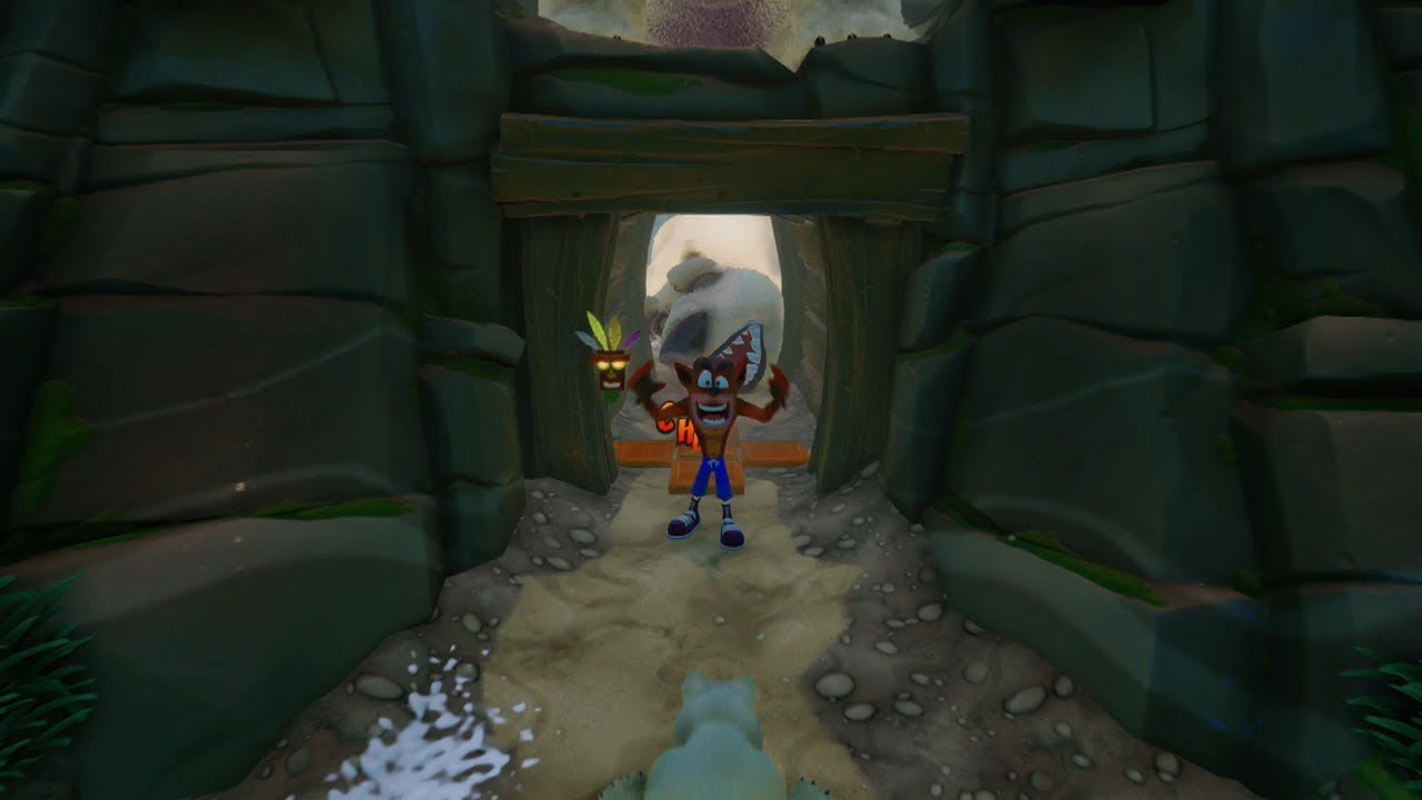 Crash Bandicoot 2 (N-Sane Trilogy) - Level 15: Un-Bearable (Crystal/Gem)